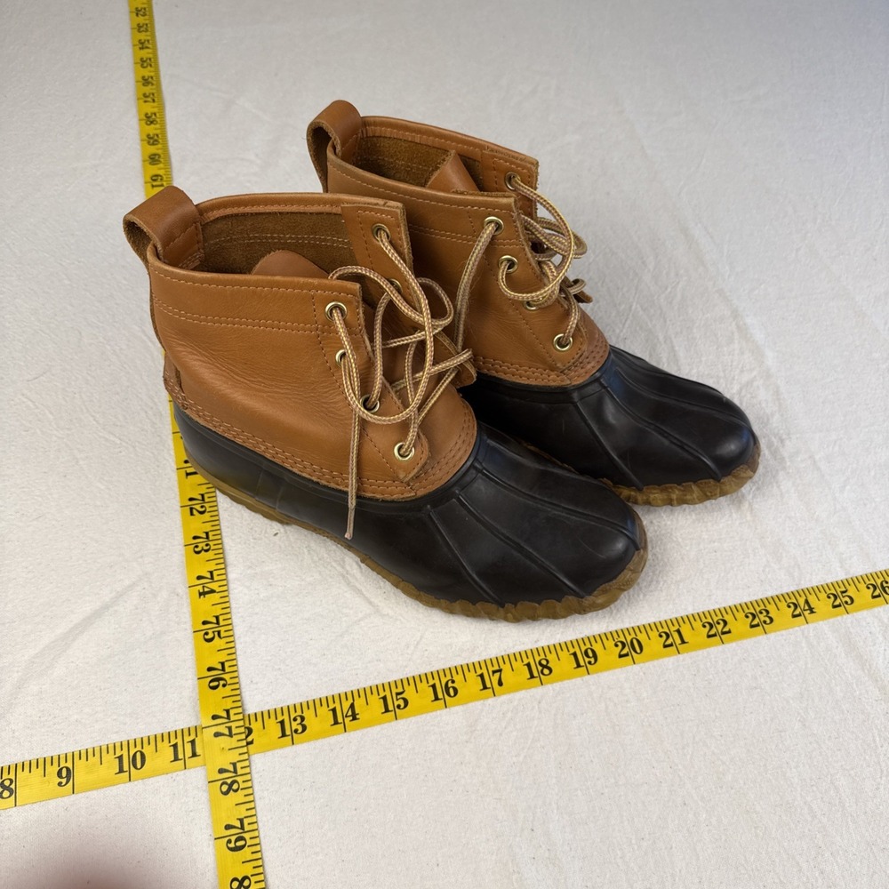 Cabela's Duck Boots Men's Size 8 Waterproof Leather Thinsulate Ultra Steel Shank